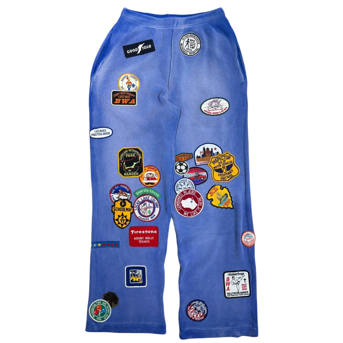 Better With Age Gentlemen's Waffle Sweatpant Blue #1