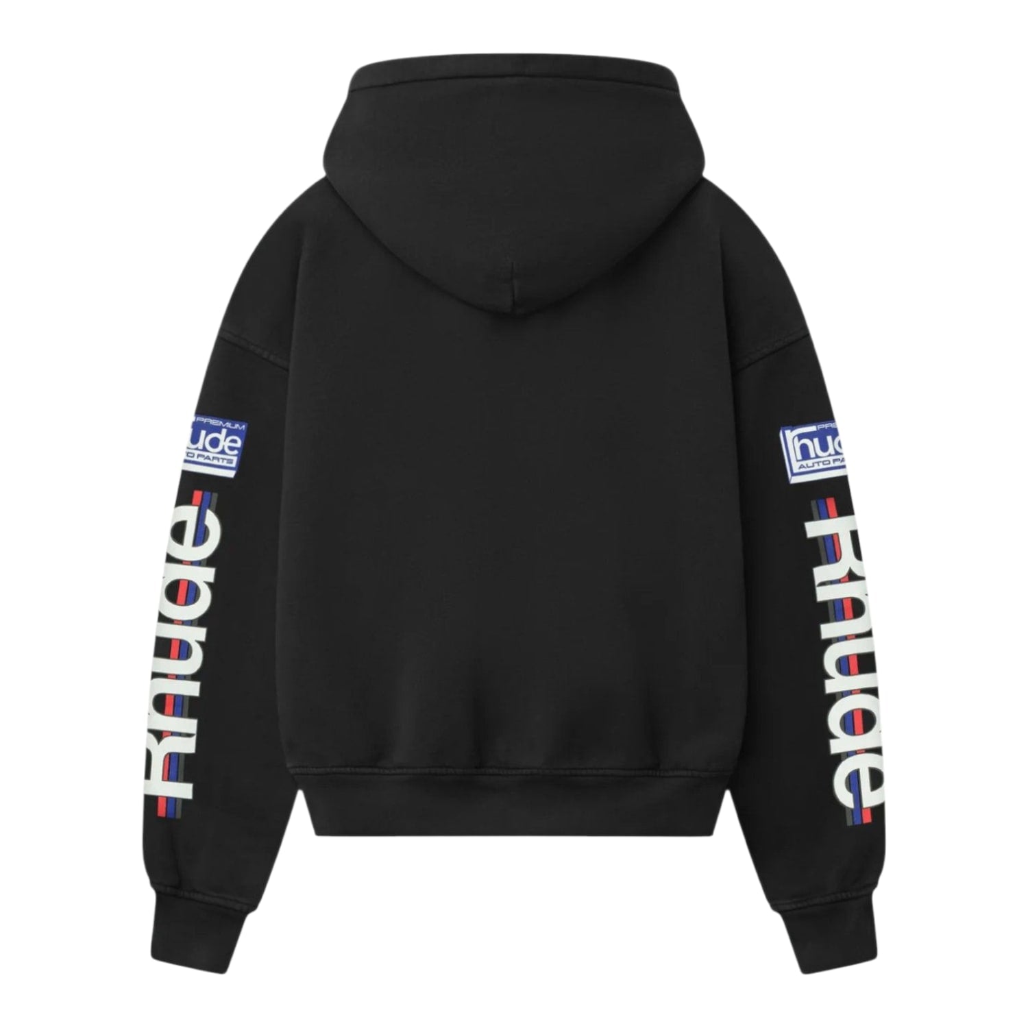 Rhude Petrol Patch Hoodie Black
