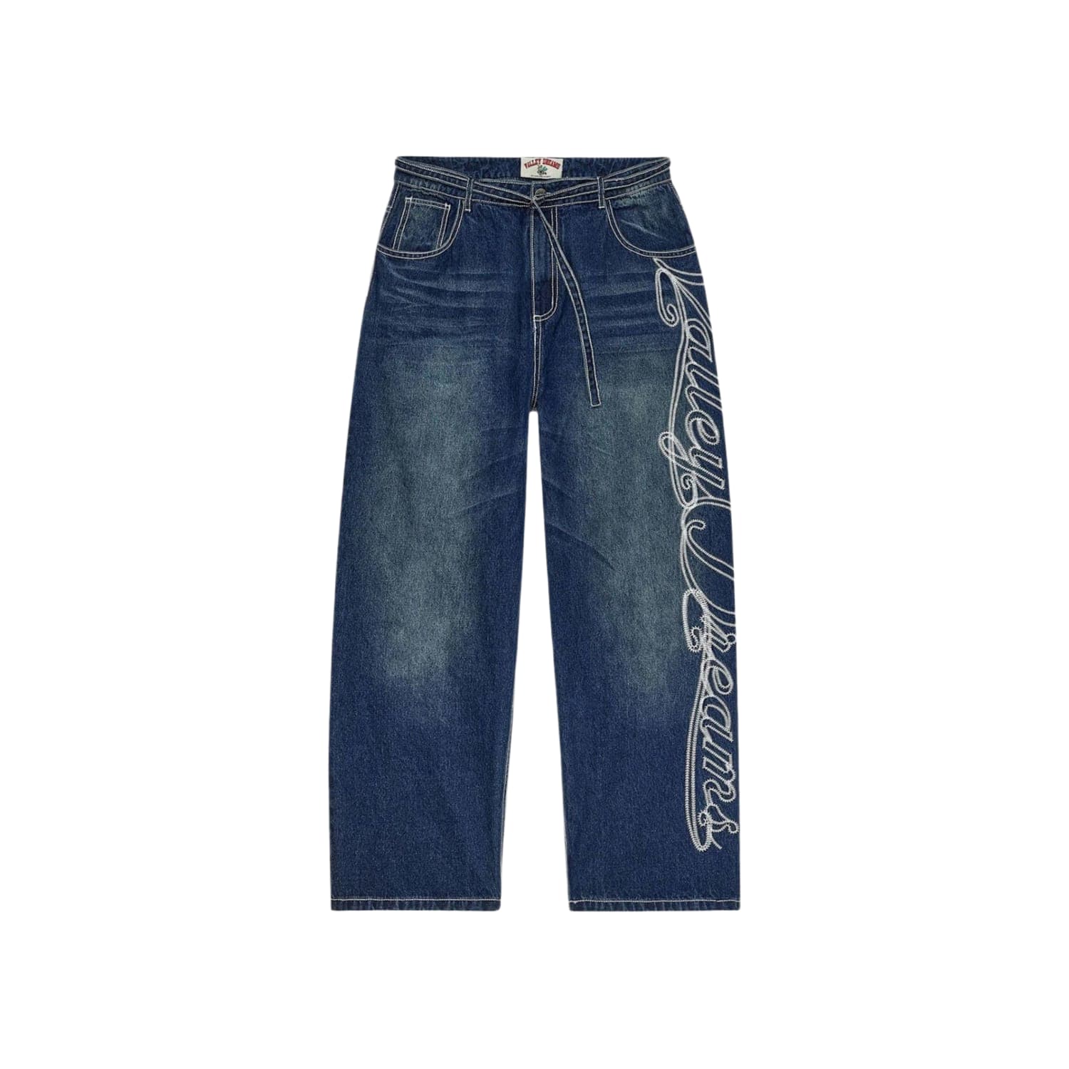 Vale Forever Big Stitch Denim Jean Blue