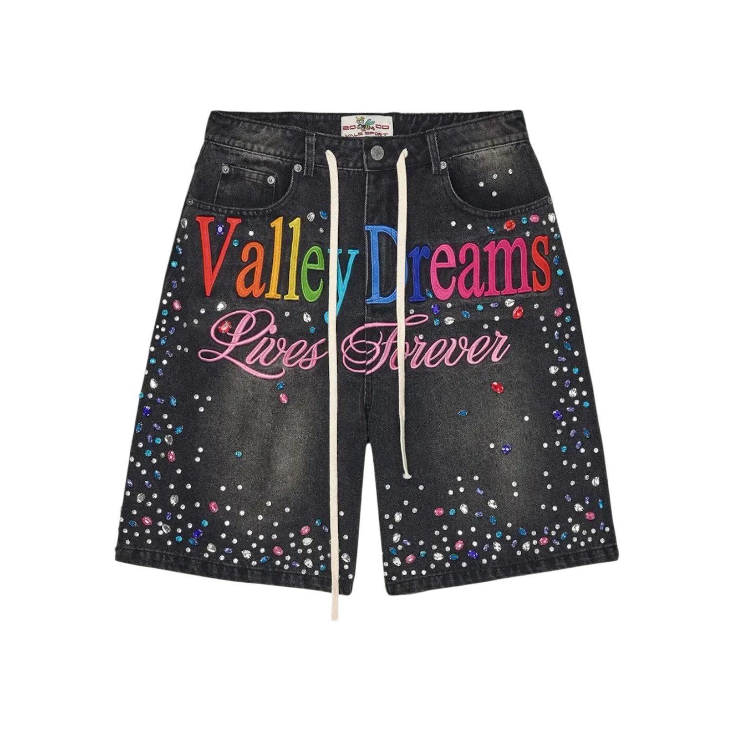Vale Forever Ice Cream Jorts Black