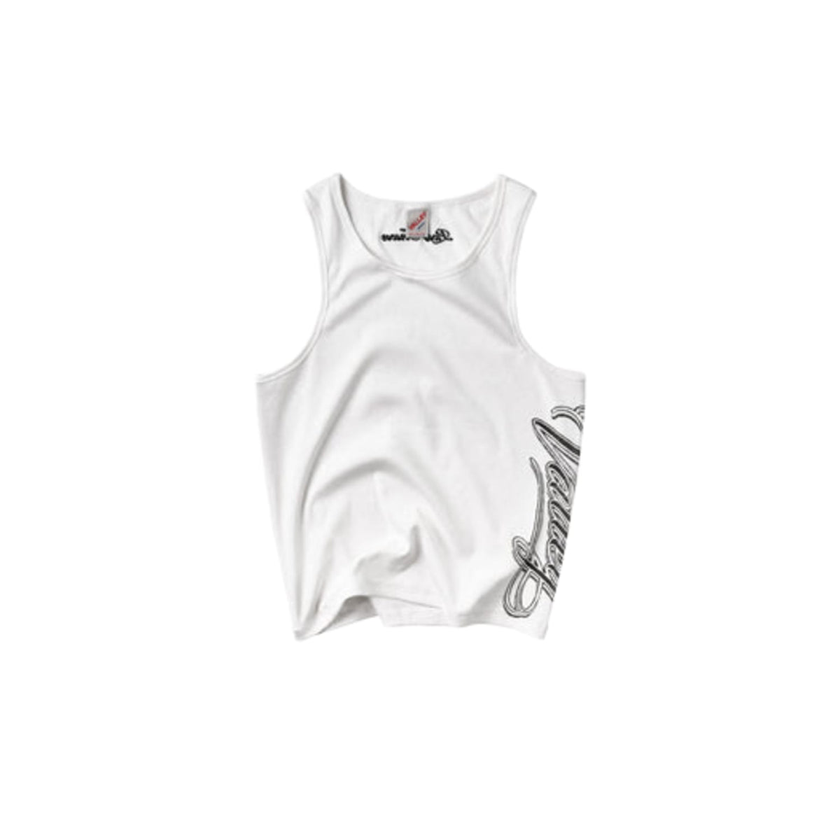Vale Forever Cursive Tank Top White