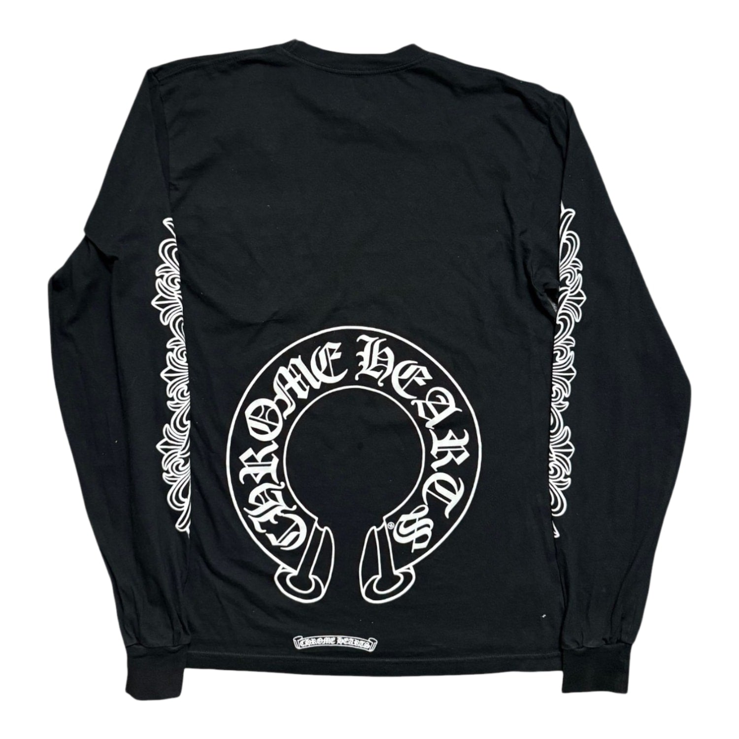 Chrome Hearts Horse Shoe L/S T-shirt Black - Like New