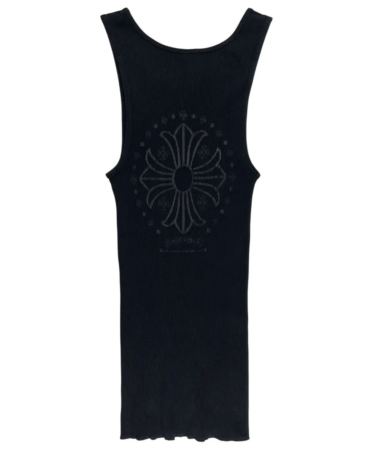 Chrome Hearts Cross Plus Logo Tank Top Tonal Black