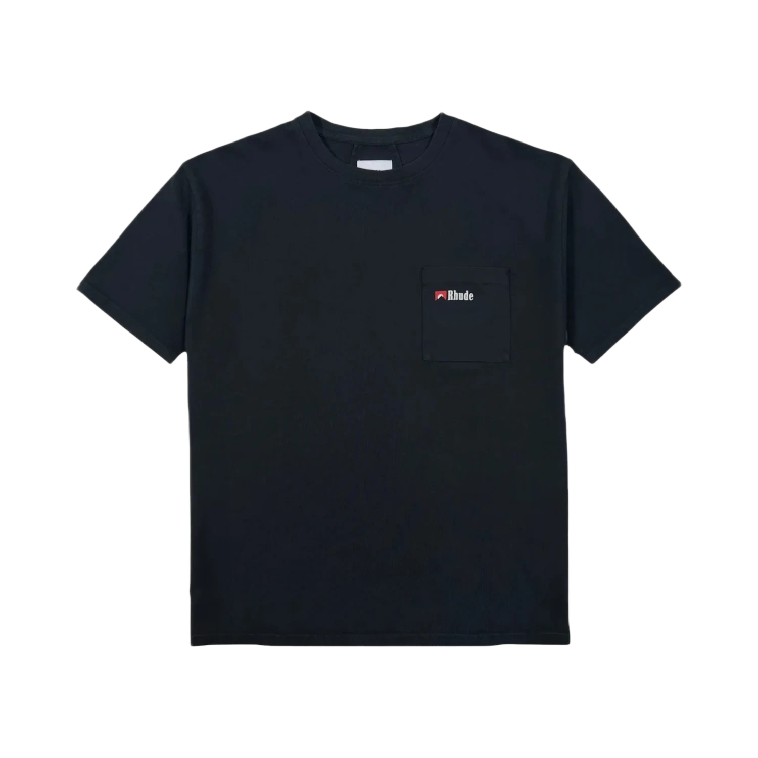 Rhude Moonlight Wolf Pocket Tee Black/White/Red