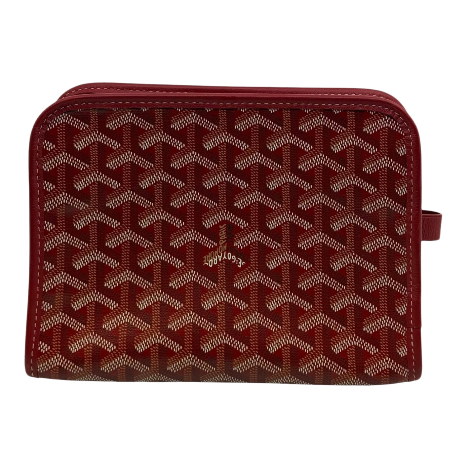 Goyard Jouvence Toiletry Bag PM Red