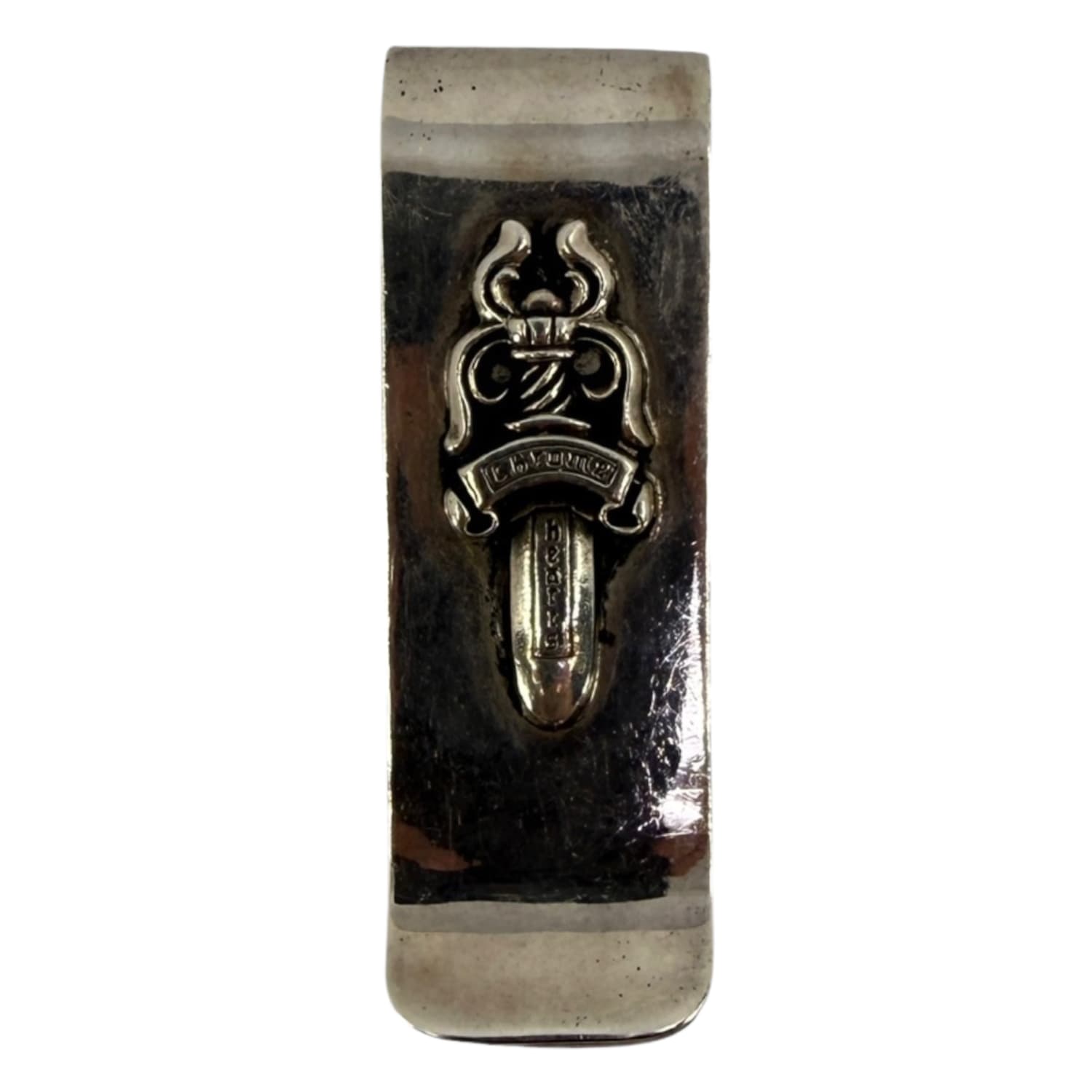 Chrome Hearts Silver Dagger Money Clip
