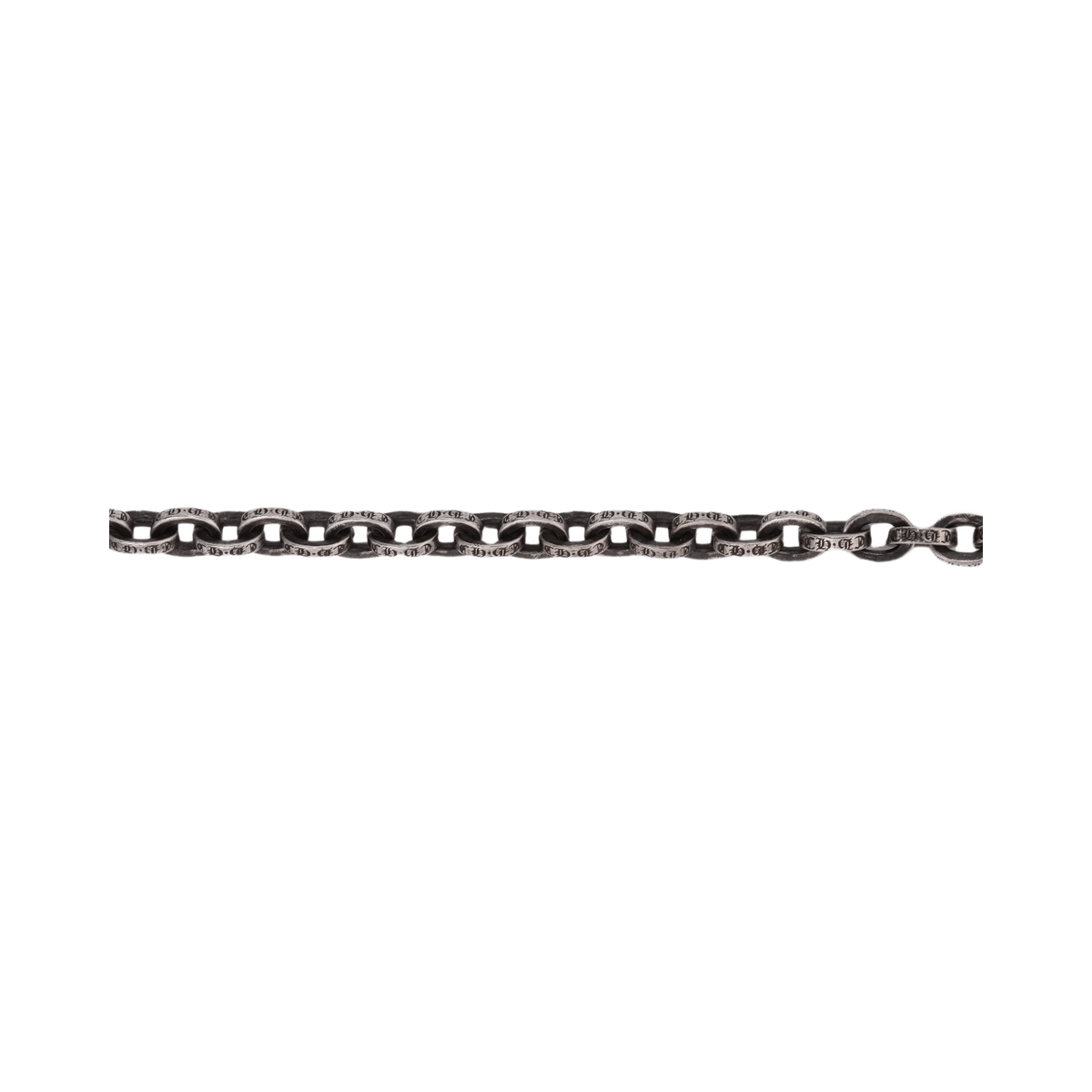 Chrome Hearts Silver Paper Chain Necklace - 24 Inches