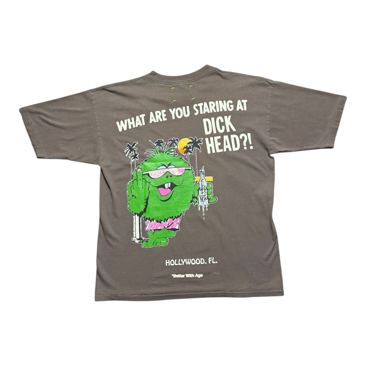 Better With Age Dickhead Tee Brown/Multi