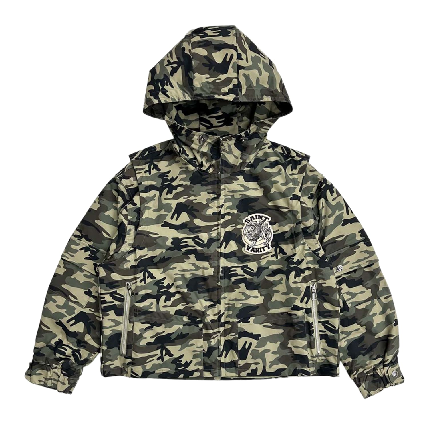Saint Vanity Nylon Top Summer Camo