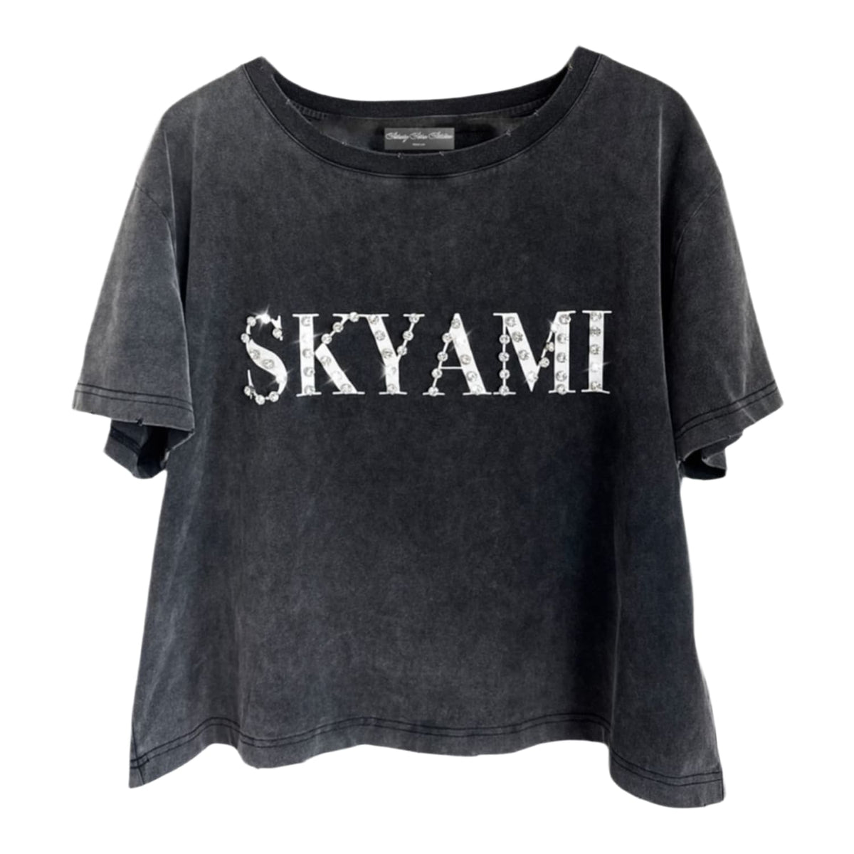 77 Studios Skyami Model Rhinestones T-Shirt