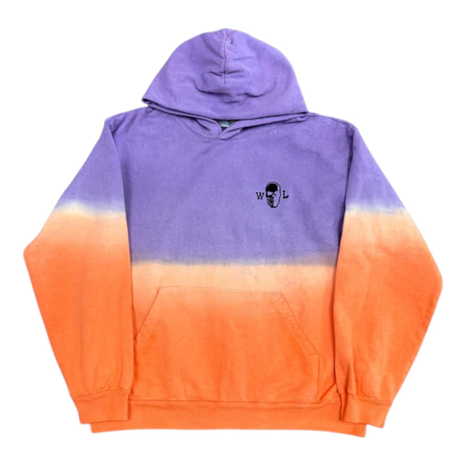 Warren Lotas The Singer Hoodie Purple Orange