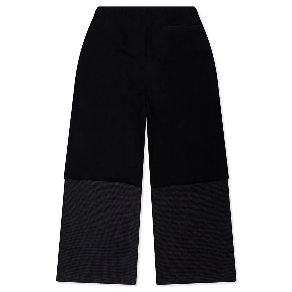 Satoshi Nakamoto Double Layer Studded Sweatpant Black