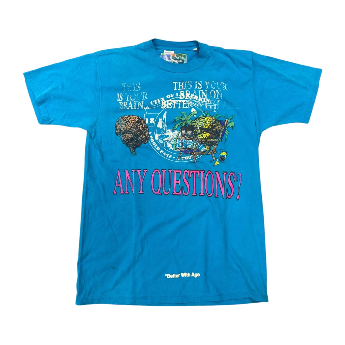 Better With Age Mush Graphic Tee Baby Blue