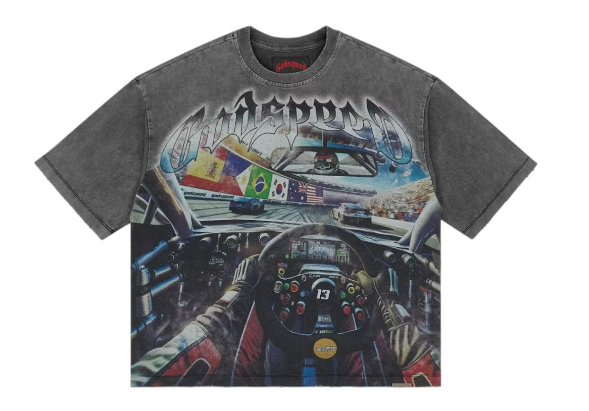Godspeed Drivers Seat T-Shirt Grey