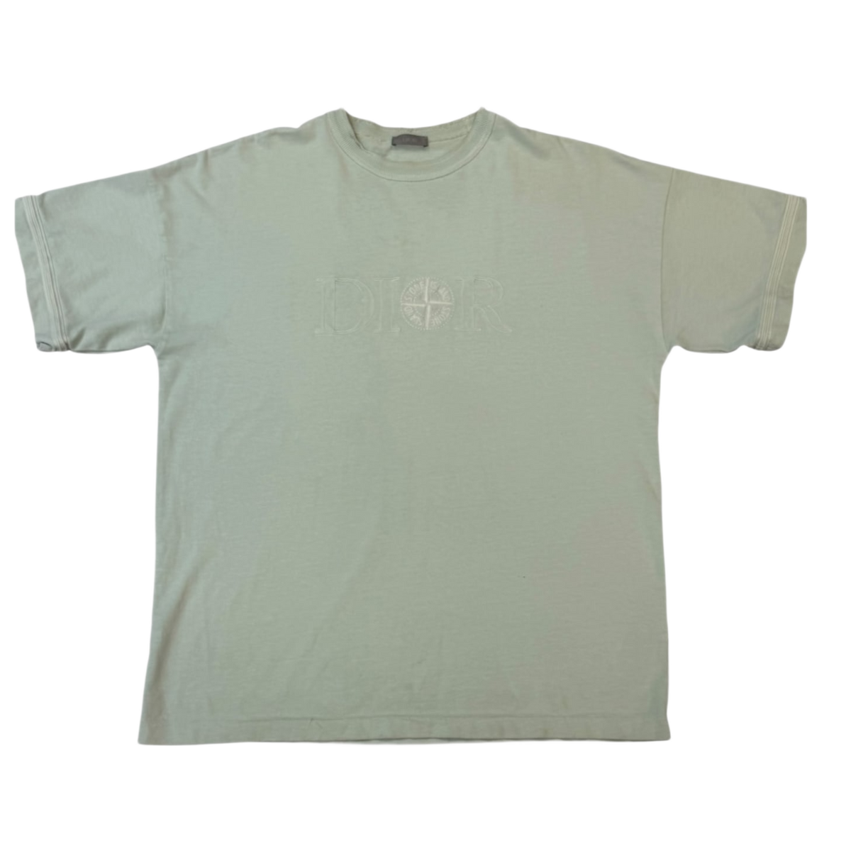 Dior x Stone Island Oversized Fit T-Shirt Mint Green