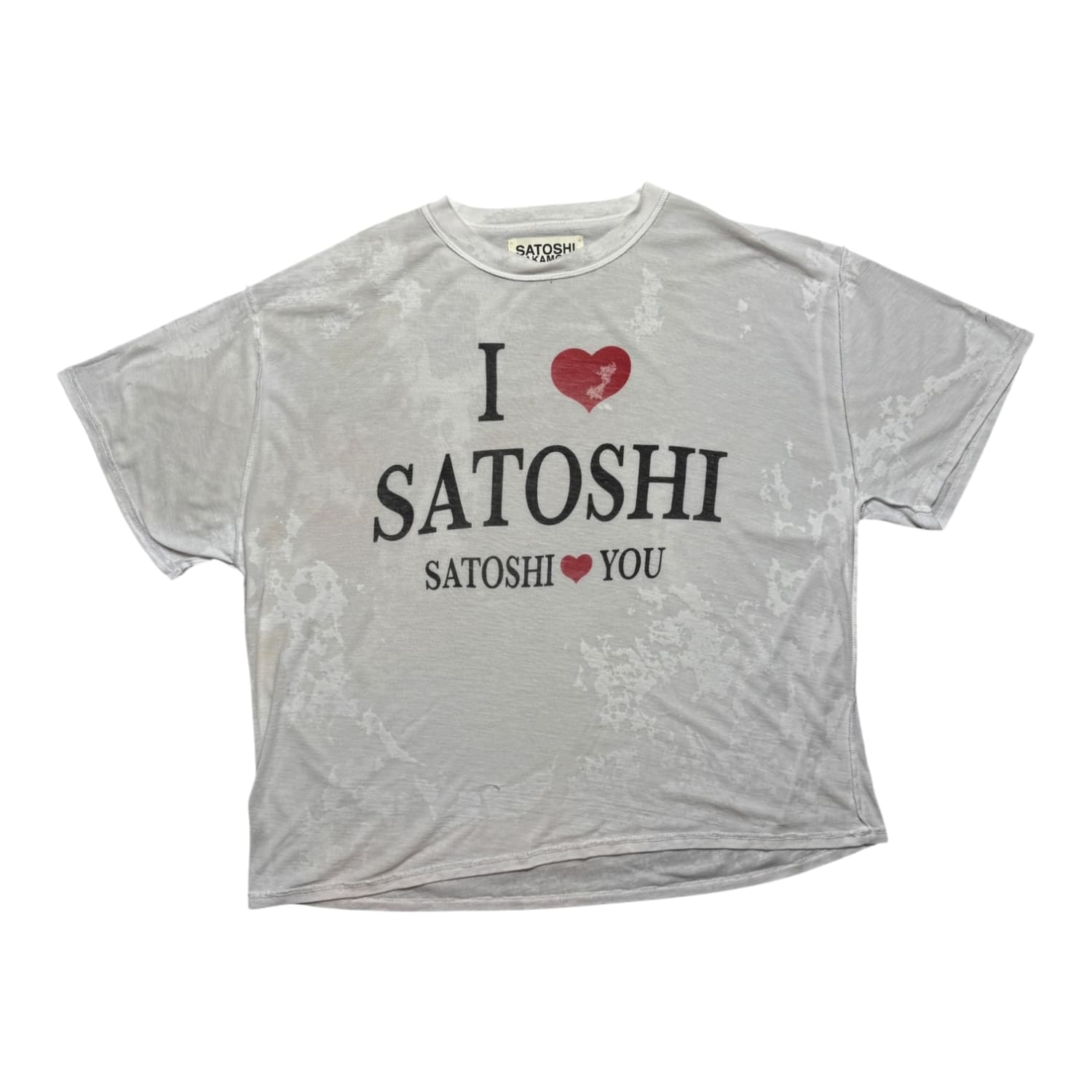Satoshi Nakamoto I Love Satoshi T-Shirt