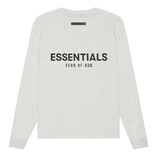 Fear of God Essentials L/S Tee Light Heather Oatmeal