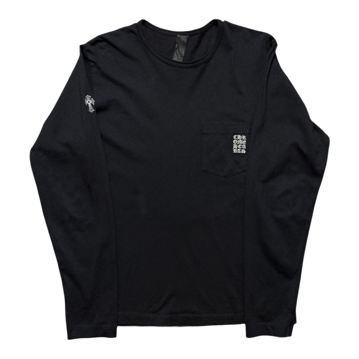 Chrome Hearts Y NOT Embroidered L/S T-Shirt Black