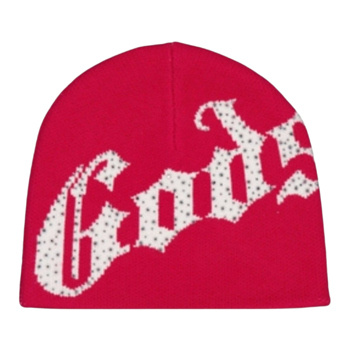 Godspeed OG Logo Studded Beanie Red White
