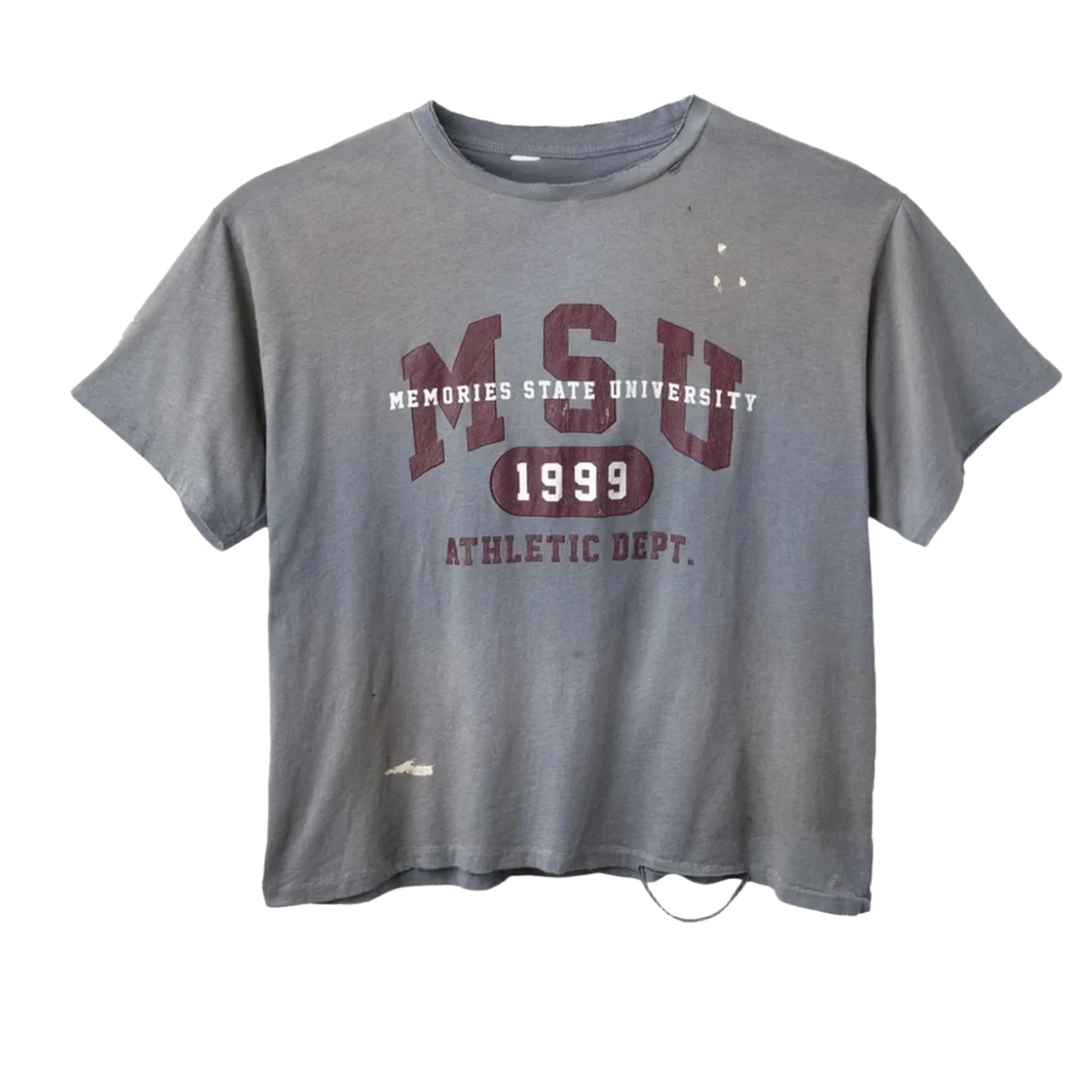 Happy Memories Don't Die HMDD MSU College T-Shirt Grey