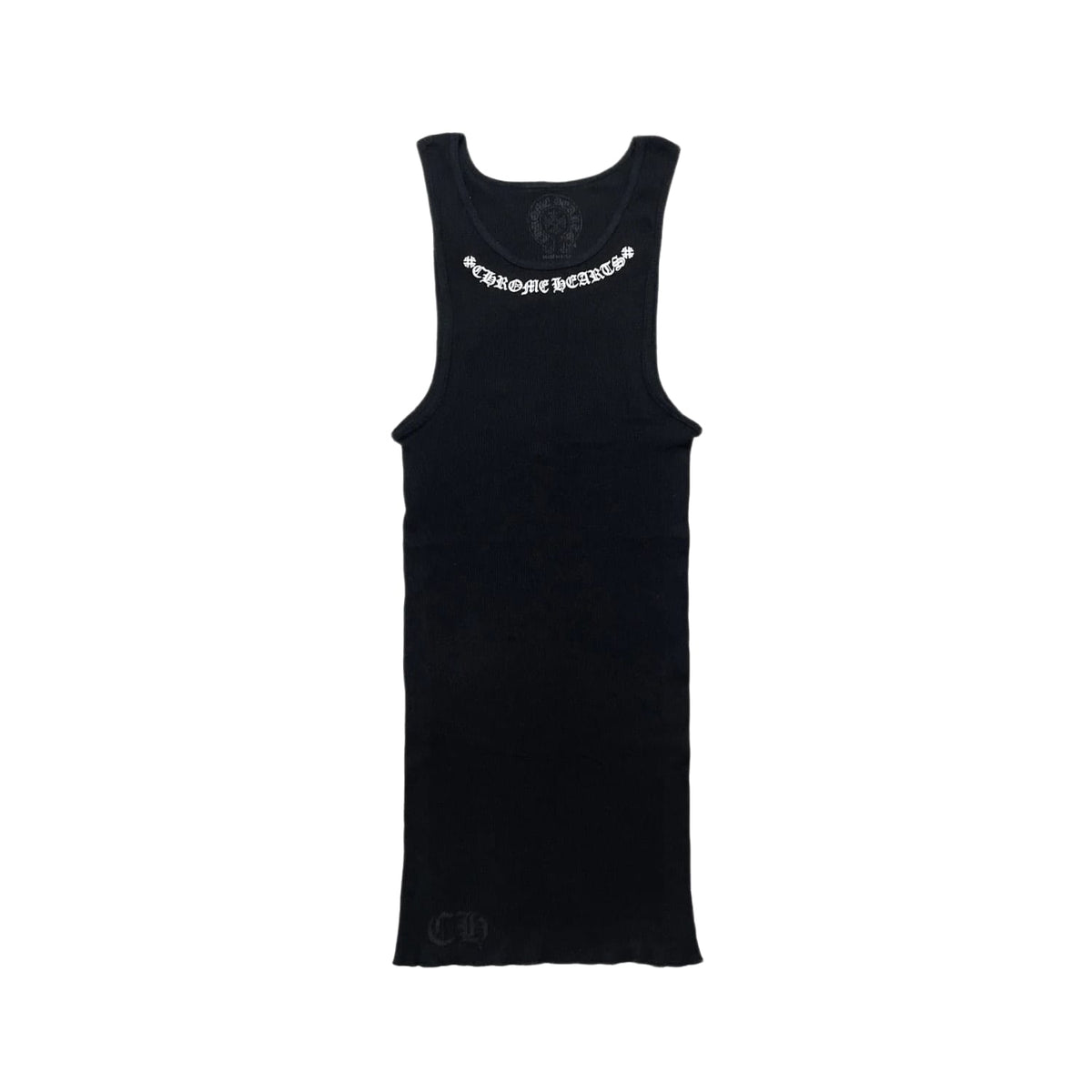 Chrome Hearts Neck Logo Scroll Tank Top Black