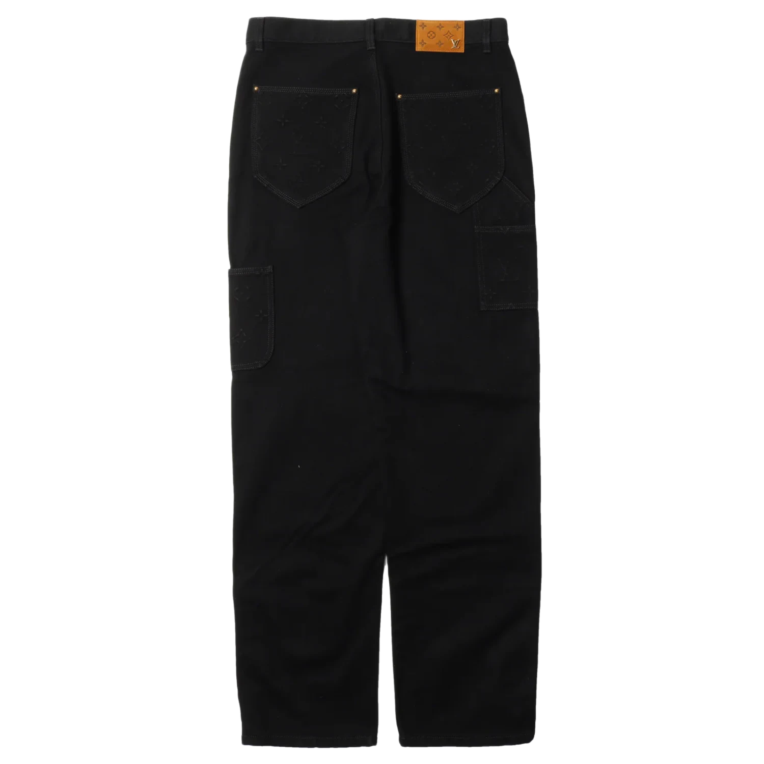 Louis Vuitton Monogram Double Knee Carpenter Pant Black