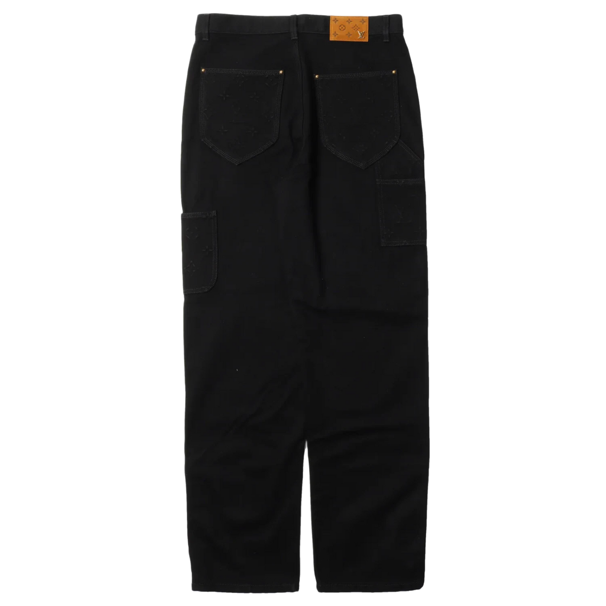 Louis Vuitton Monogram Double Knee Carpenter Pant Black