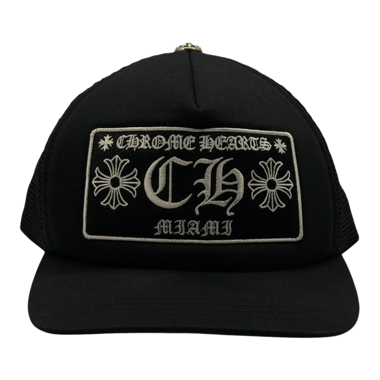 Chrome Hearts Miami Exclusive Trucker Hat Black