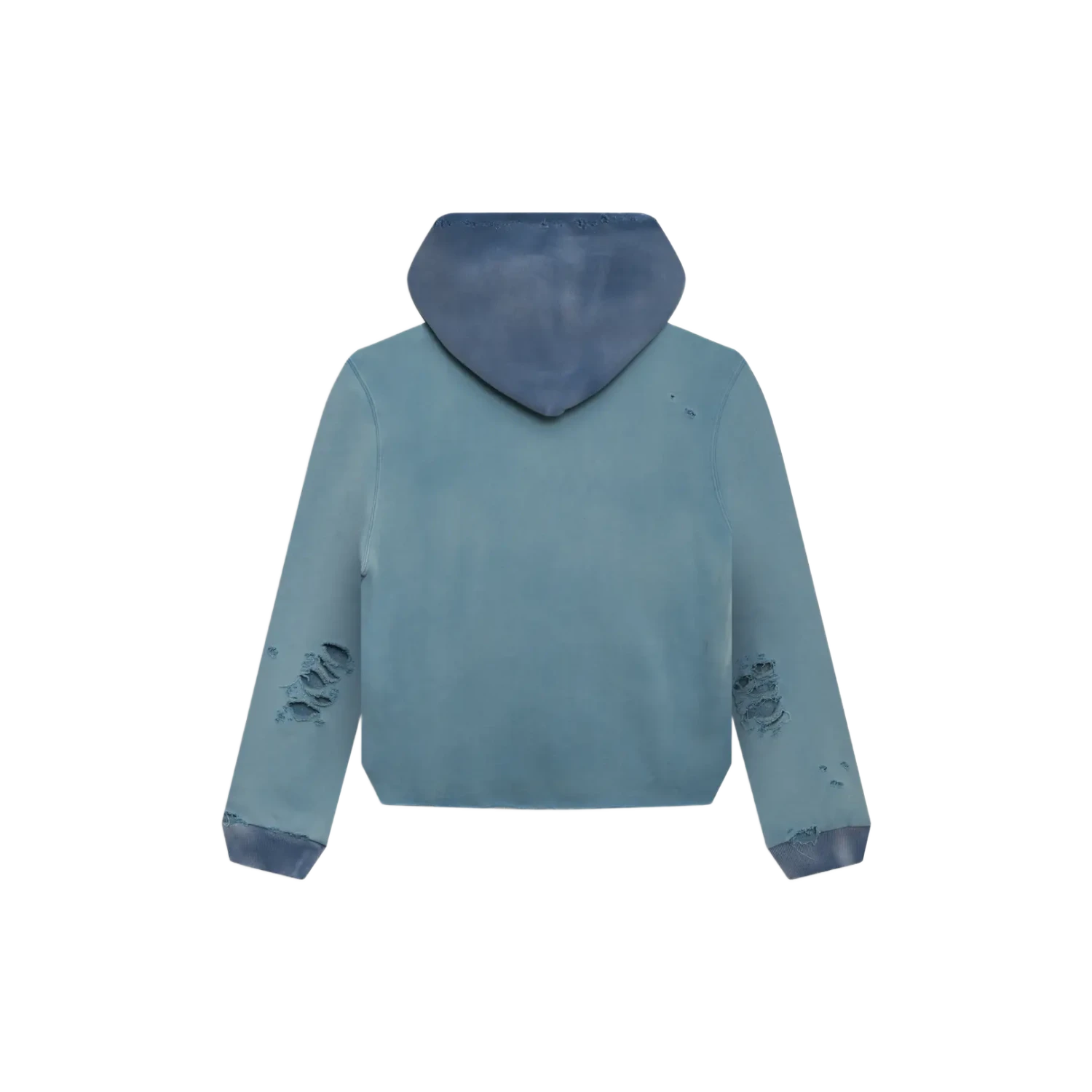 Satoshi Nakamoto Distressed V-Cut Hoodie