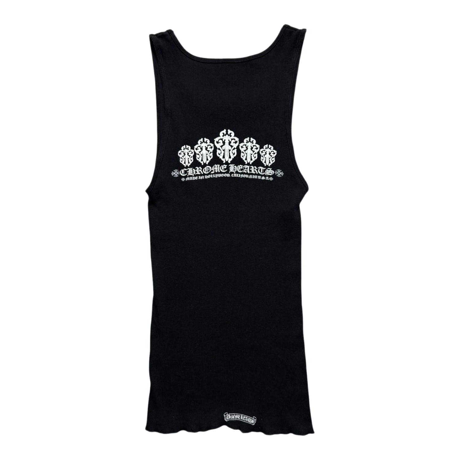 Chrome Hearts Vintage Made In Hollywood Dagger Tank Top Black