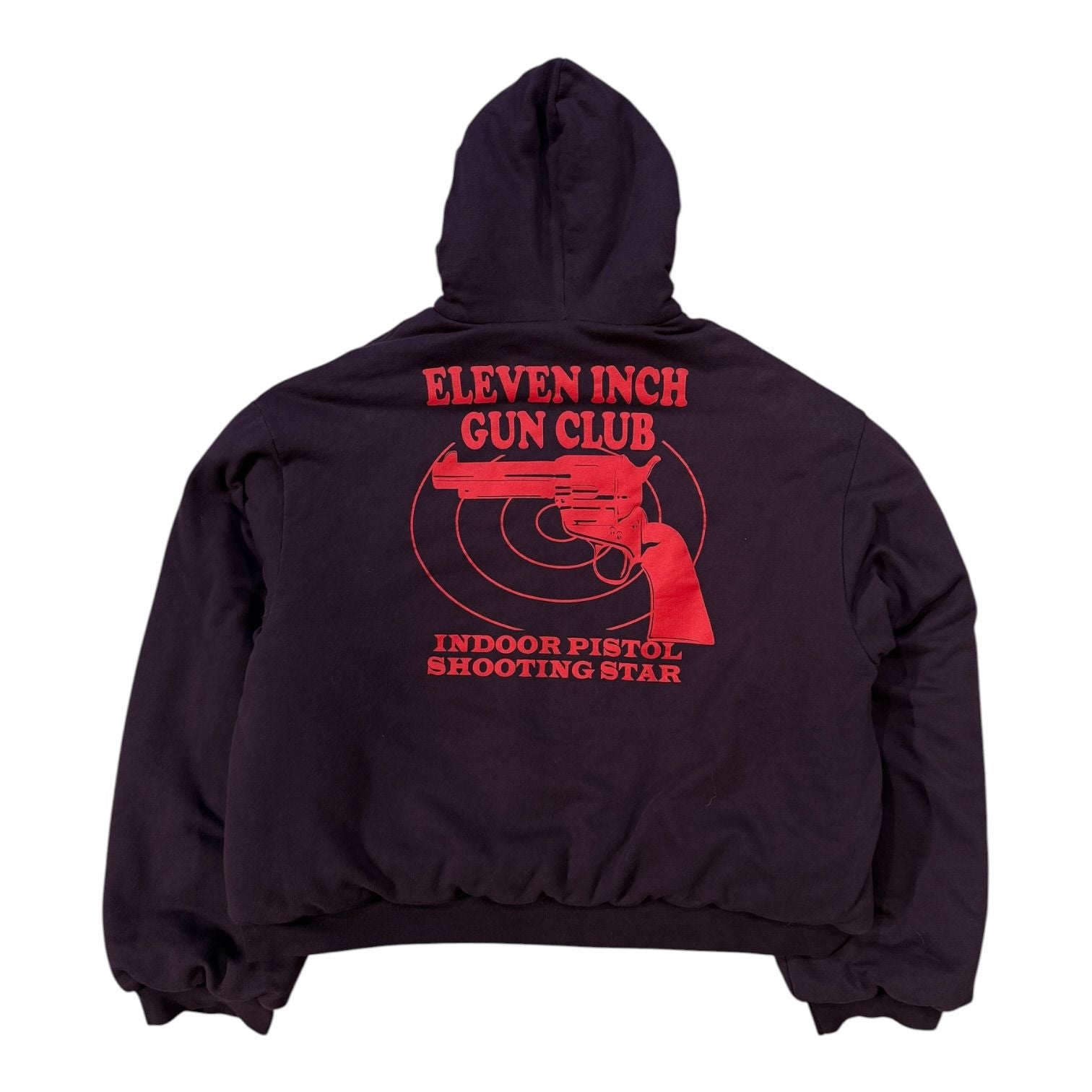 Vetements FW17 Total Fucking Darkness Eleven Inch Gun Club Reversible Hoodie Oversized