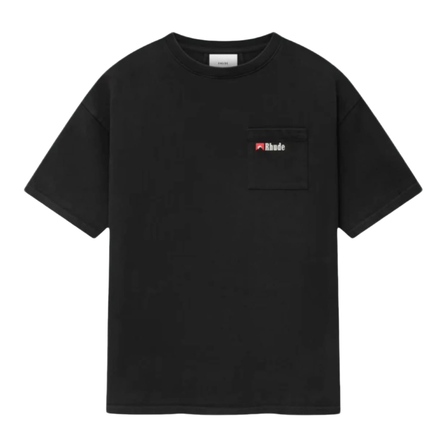 Rhude Moonlight Pocket T-Shirt Black Red