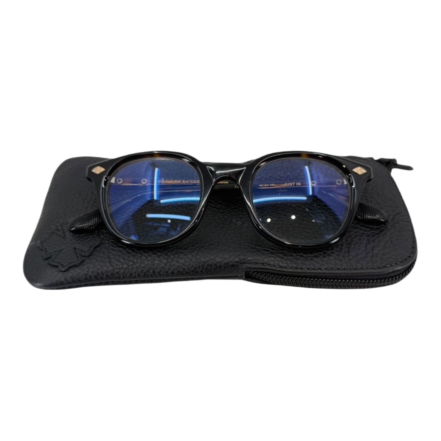 Chrome Hearts Just In Brown/18k Gold Plated Glasses
