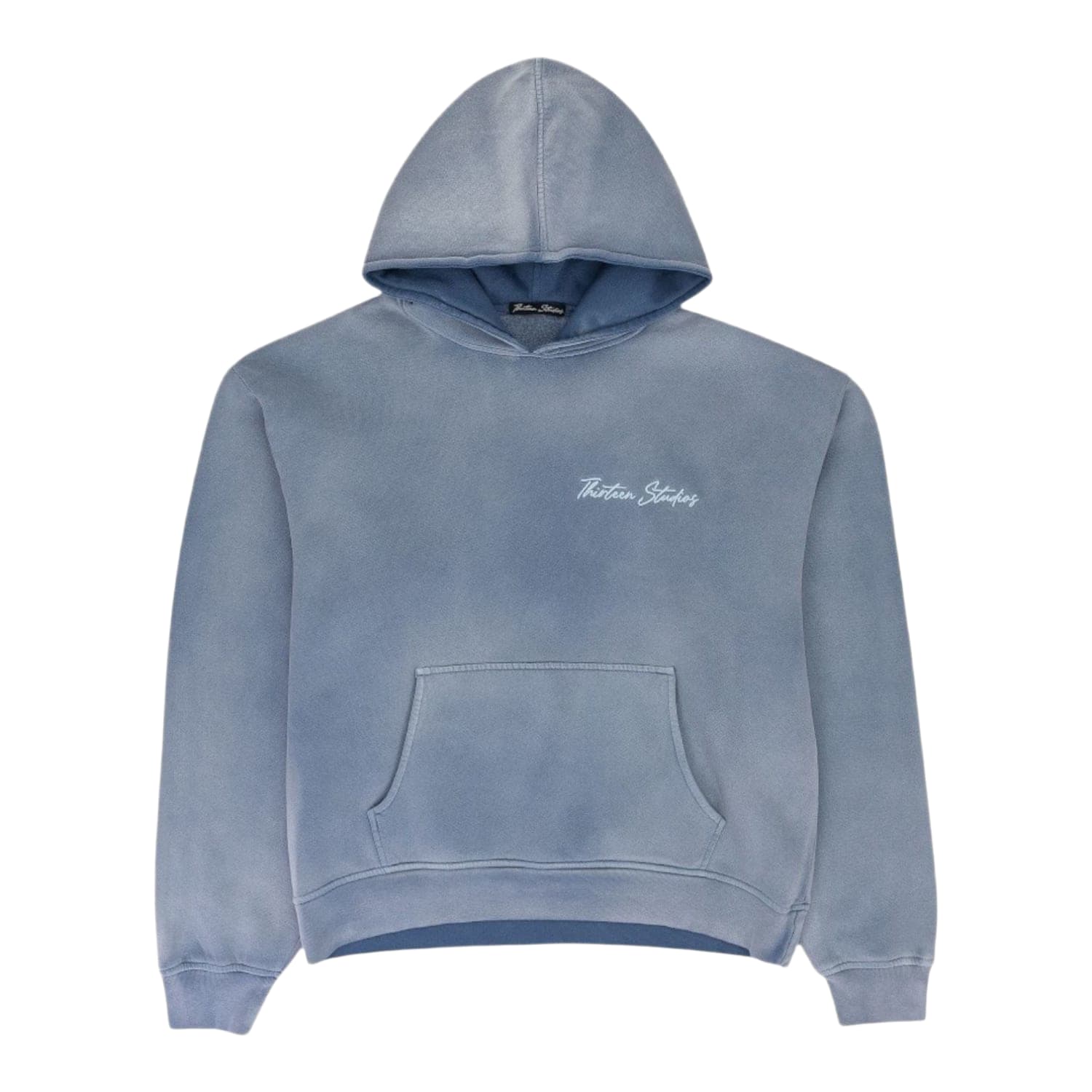 Thirteen Studios Tinted Blue Hoodie