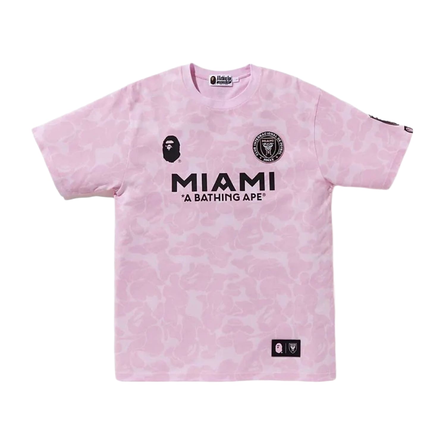BAPE x Inter Miami CF Camo Tee Pink
