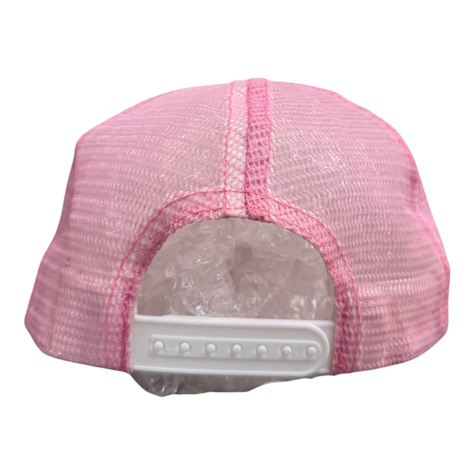Chrome Hearts CH Pink White Hollywood Trucker Hat