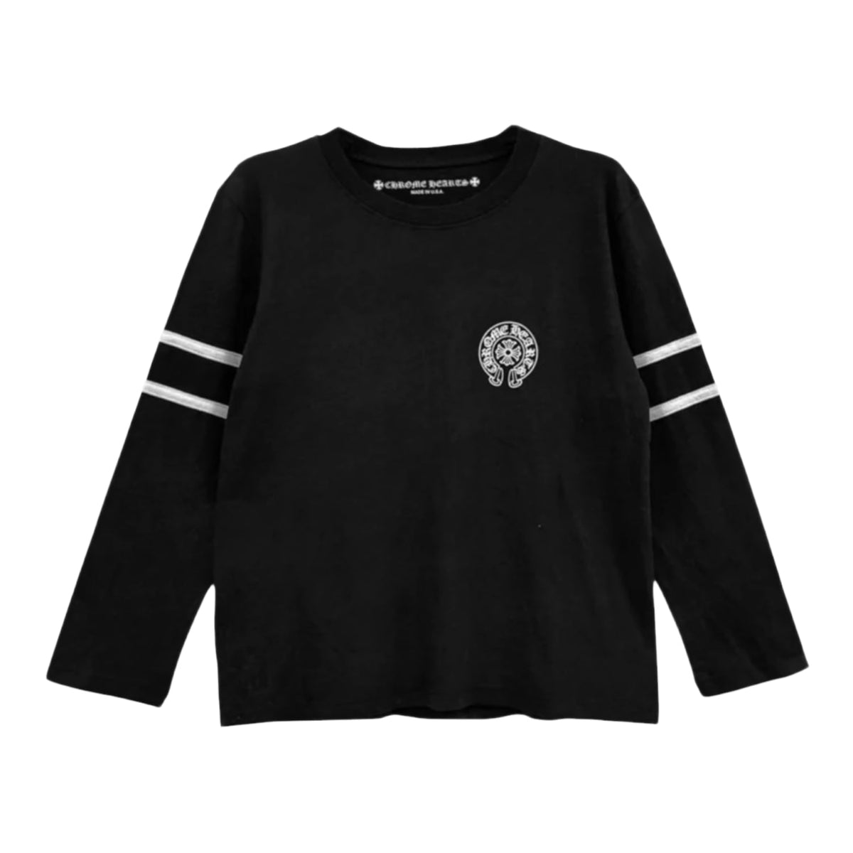 Chrome Hearts Women's Roller Skates 33 Horseshoe Black Long Sleeve Tee