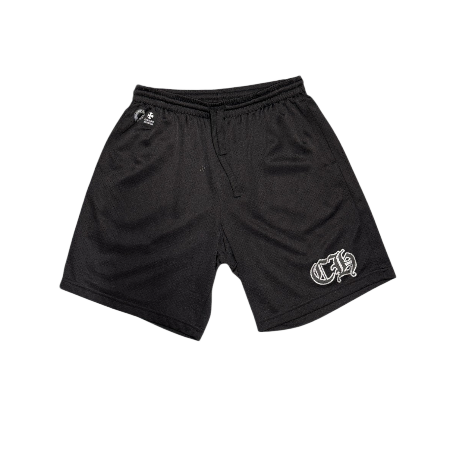 Chrome Hearts Mesh Varsity Shorts Black