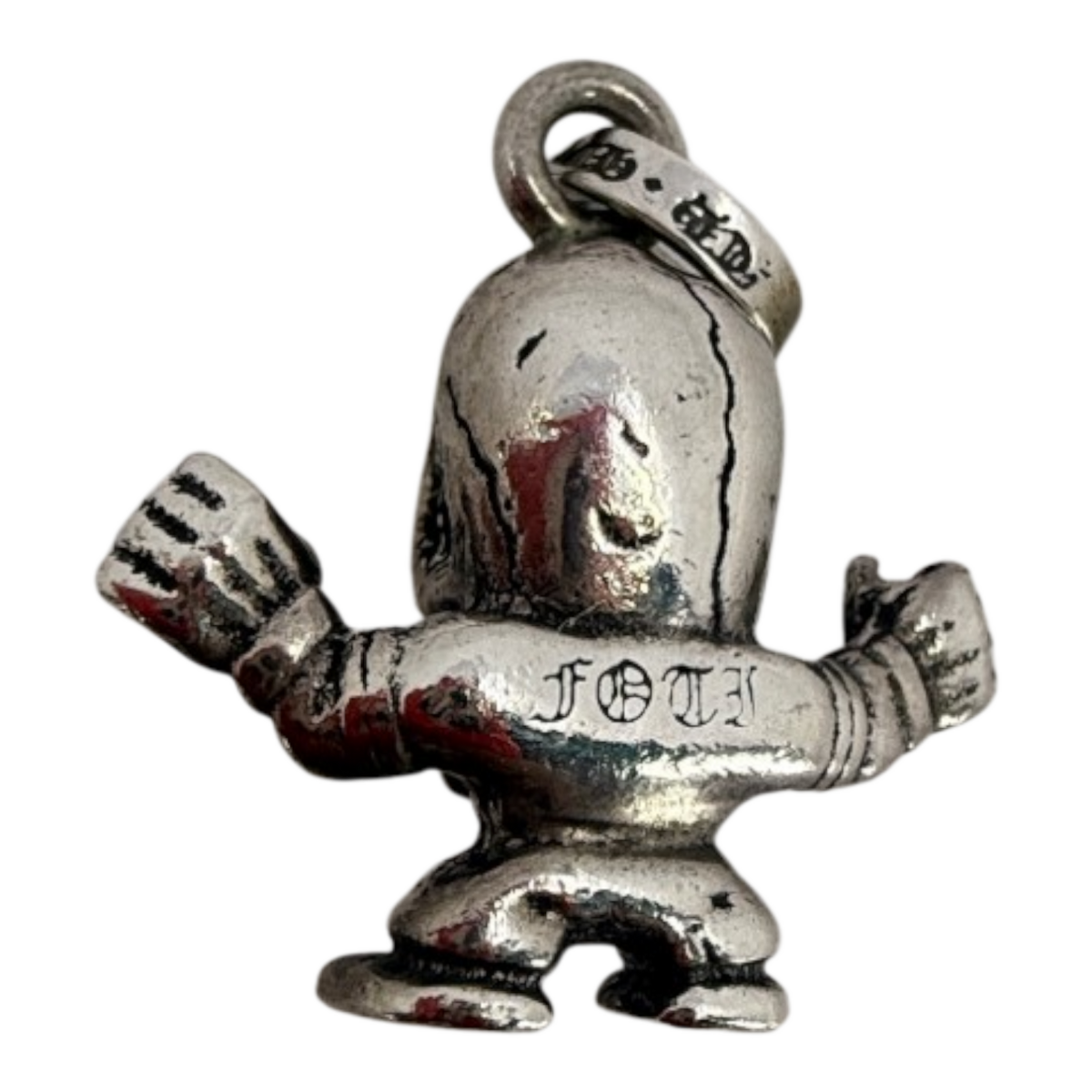 Chrome Hearts Silver Foti Harris Teeter Pendant