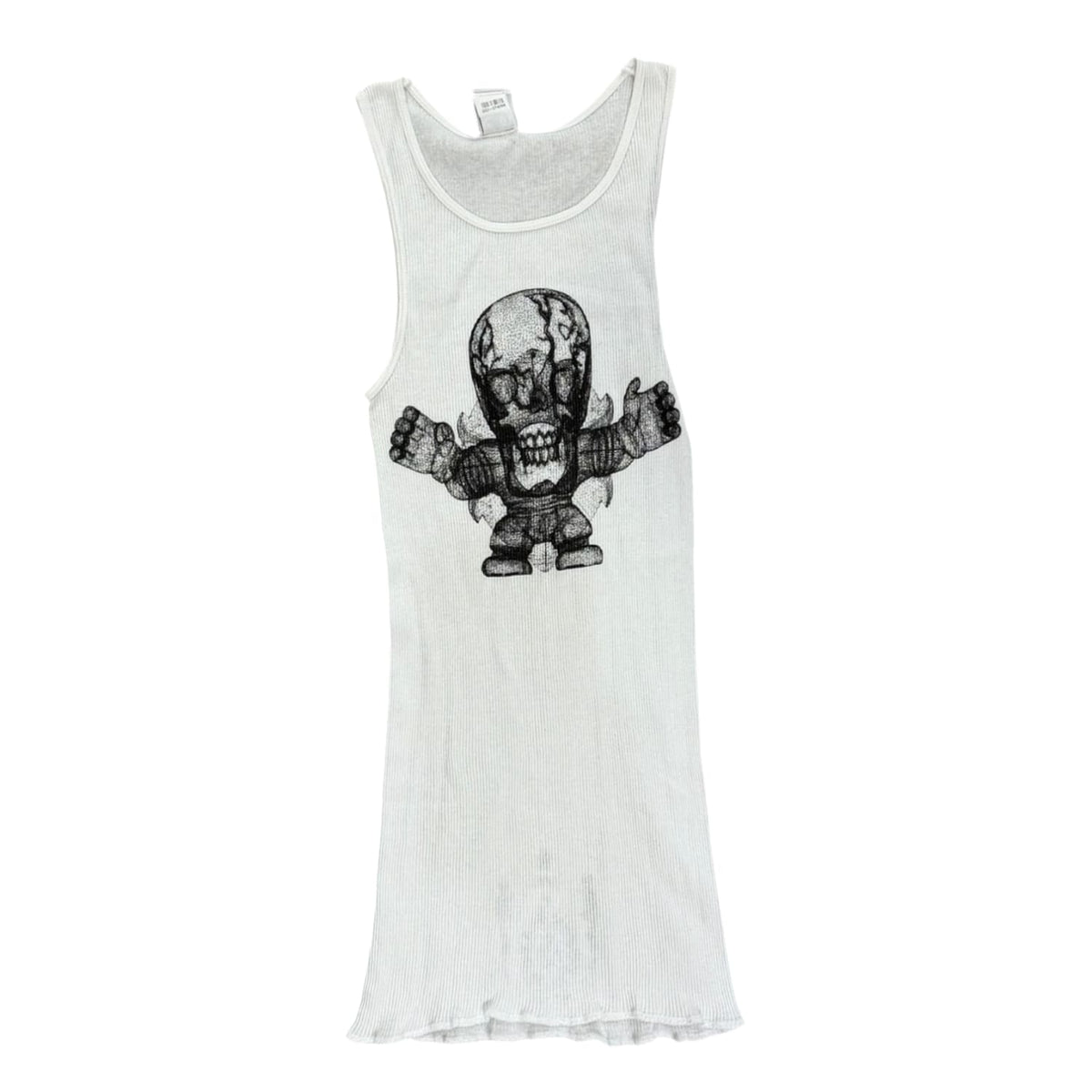 Chrome Heart Vintage Foti Harris Tank Top White