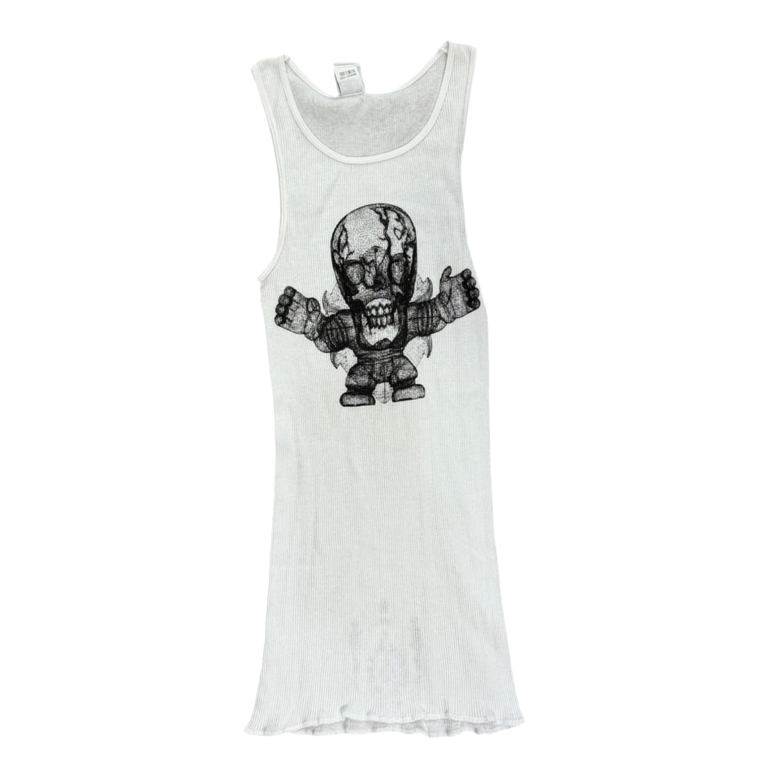 Chrome Heart Vintage Foti Harris Tank Top White