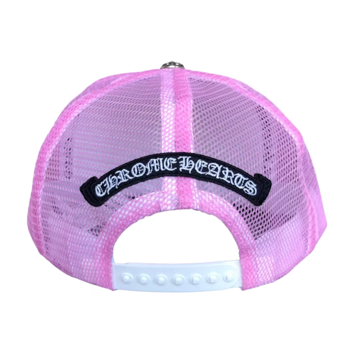 Chrome Hearts Horseshoe Trucker Hat Pink/White