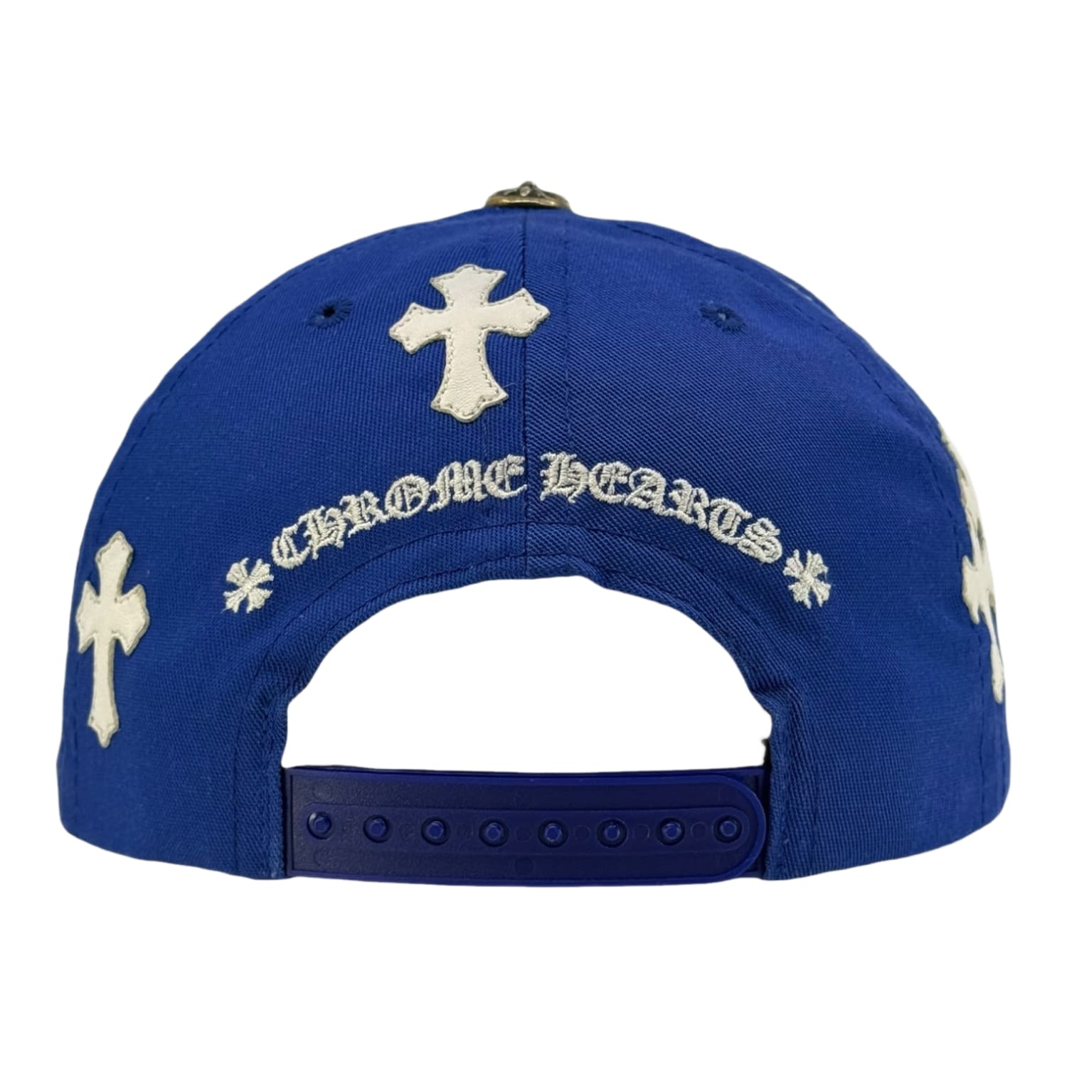 Chrome Hearts Cross Patch Baseball Hat Blue