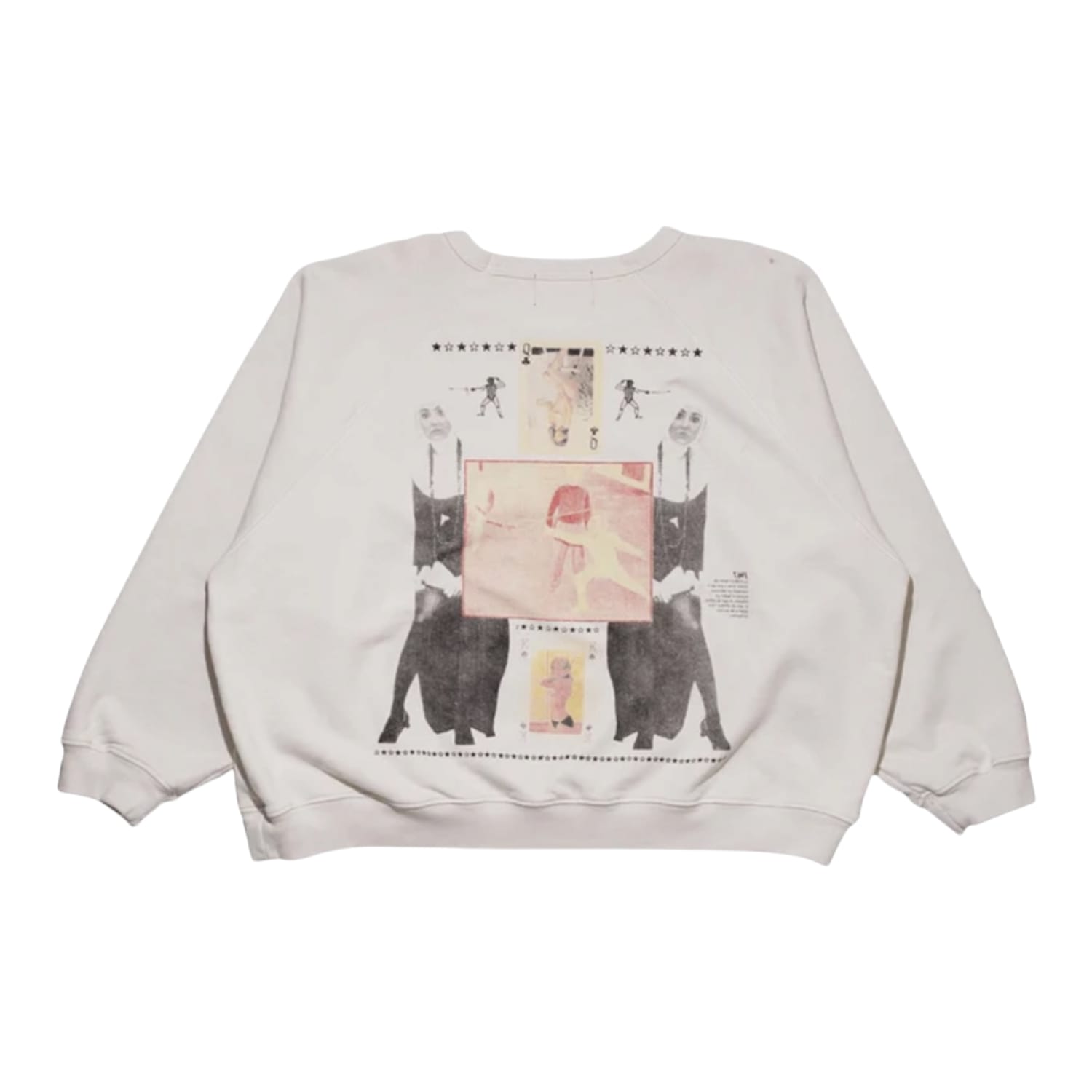 Enfants Riches Déprimés Boy Hurt In Duel Raglan Crewneck Worn White