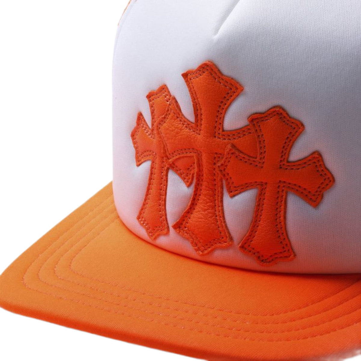 Chrome Hearts Cemetery Trucker Hat 'Orange'