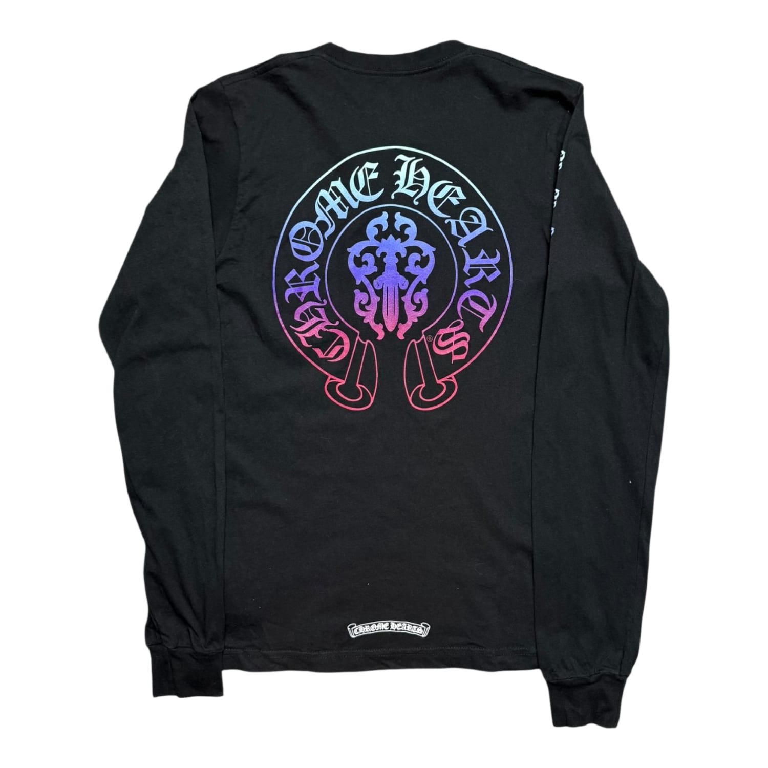 Chrome Hearts Gradient Dagger Pocket Long-Sleeve Black