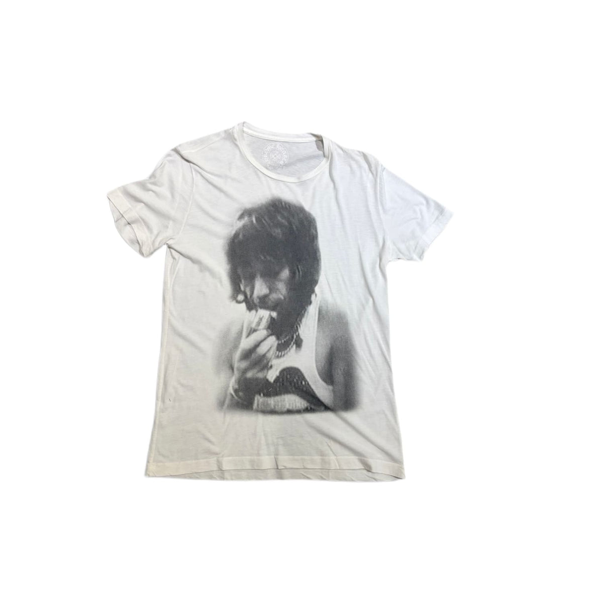 Chrome Hearts Rolling Stones Exile Keith Richards Womens Tee White