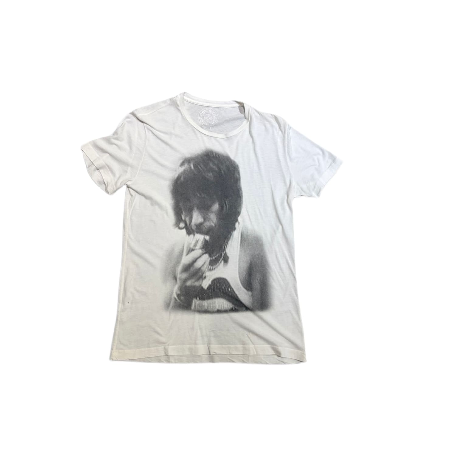 Chrome Hearts Rolling Stones Exile Keith Richards Womens Tee White