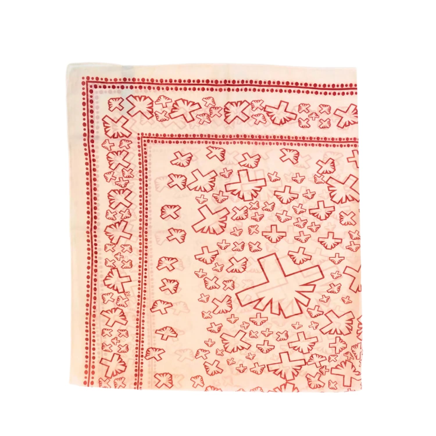 Vertabrae Mortar Chiffon Scarf