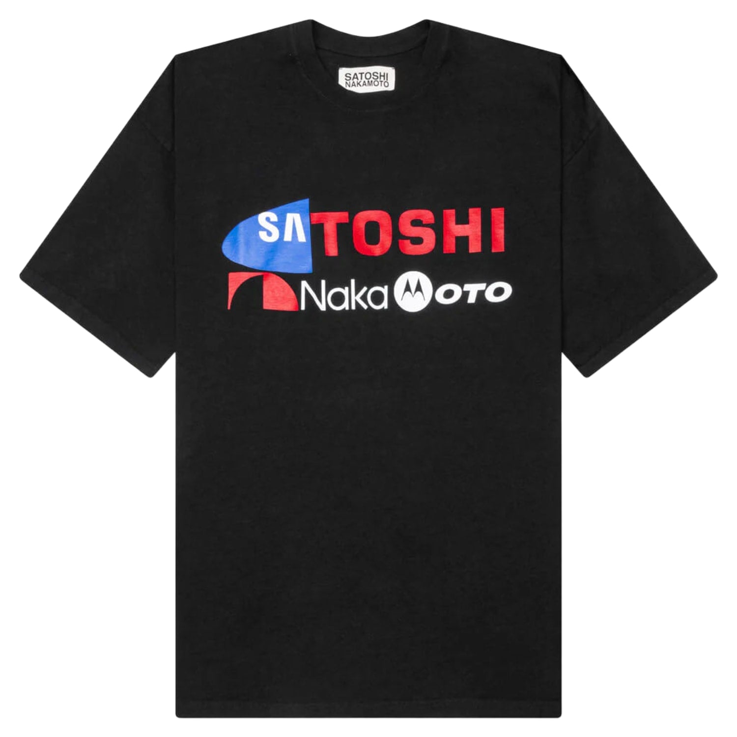 Satoshi Nakamoto Tech Giants T-Shirt Black